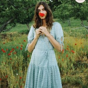 Christy Dawn Augusta Dress - mint blooming field M